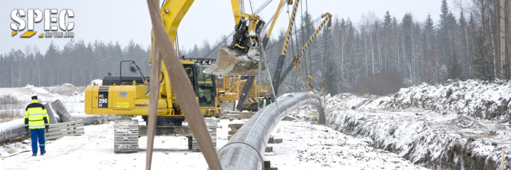 During winter construction, workers need to stay safe when traveling to and from a job site.